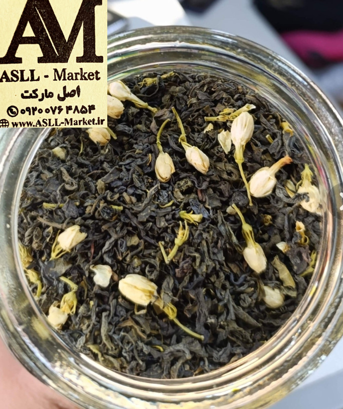 چای سبز اعلا خارجی ترکیبی با گل یاس (۲۰۰ گرمی فله)