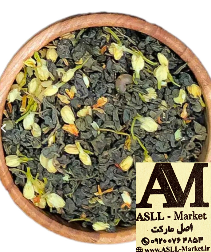 چای سبز اعلا خارجی ترکیبی با گل یاس (۲۰۰ گرمی فله)