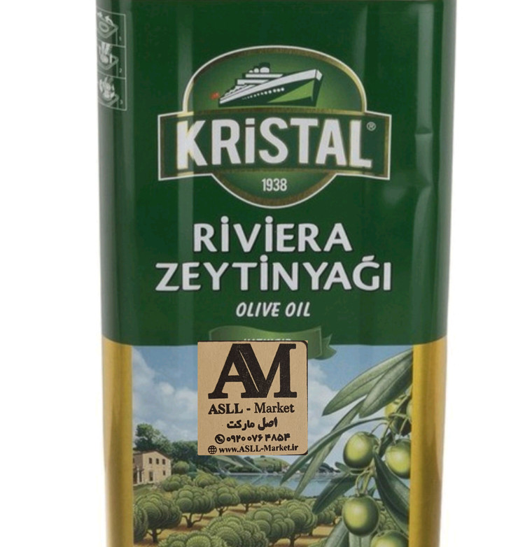 روغن زیتون بکر کریستال اصل ترکیه (حلب ۵ لیتری)