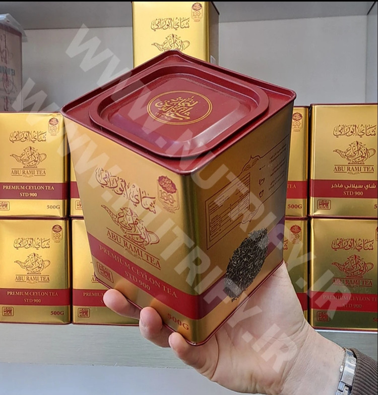 چای سعدالدین ابورامی کد STD900 فاخر -قوطی فلزی 500 گرمی