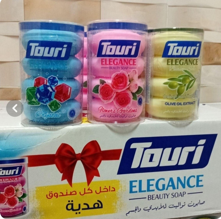بسته ۴ عددی صابون زیبایی توری عطریرمدل ELEGANCE ساخت اردن