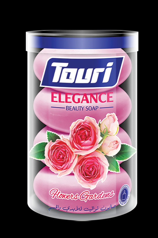 بسته ۴ عددی صابون زیبایی توری عطریرمدل ELEGANCE ساخت اردن