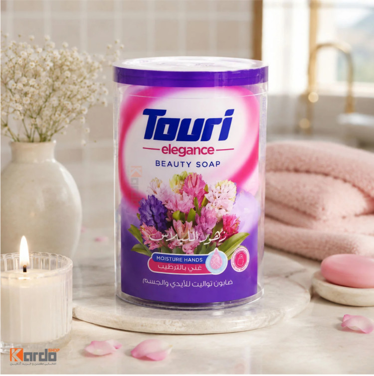 بسته ۴ عددی صابون زیبایی توری عطریرمدل ELEGANCE ساخت اردن