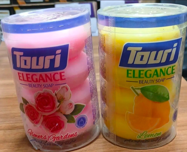 بسته ۴ عددی صابون زیبایی توری عطریرمدل ELEGANCE ساخت اردن