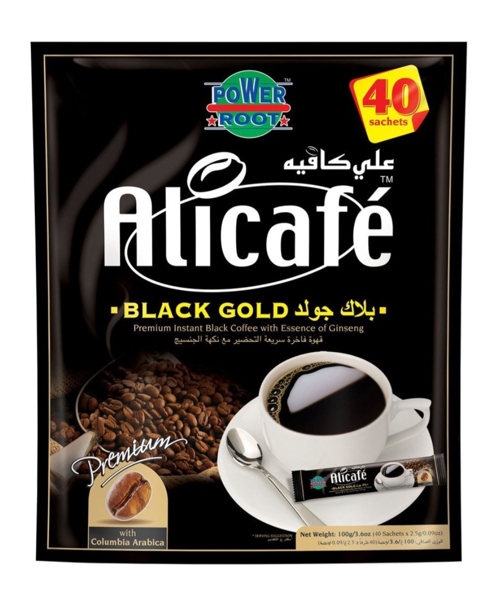 پودر قهوه علی کافه مدل Black Gold
