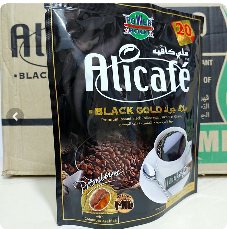 پودر قهوه علی کافه مدل Black Gold