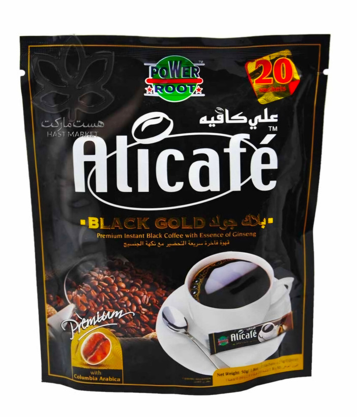 پودر قهوه علی کافه مدل Black Gold