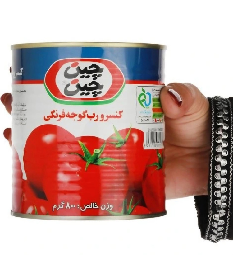 پک ۲ عددی رب گوجه فرنگی ۸۰۰ گرمی چین چین