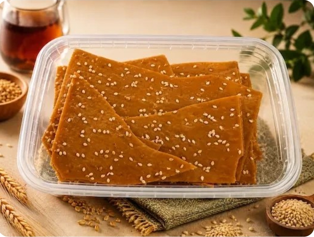سوهان جوانه گندم کنجدی | سوهان سنتی تازه، ترد و خوش‌طعم