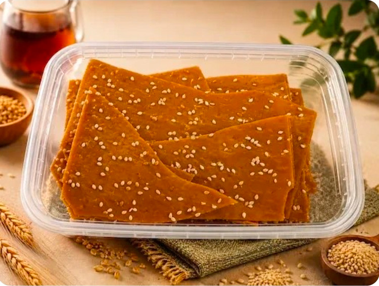 سوهان جوانه گندم کنجدی | سوهان سنتی تازه، ترد و خوشطعم