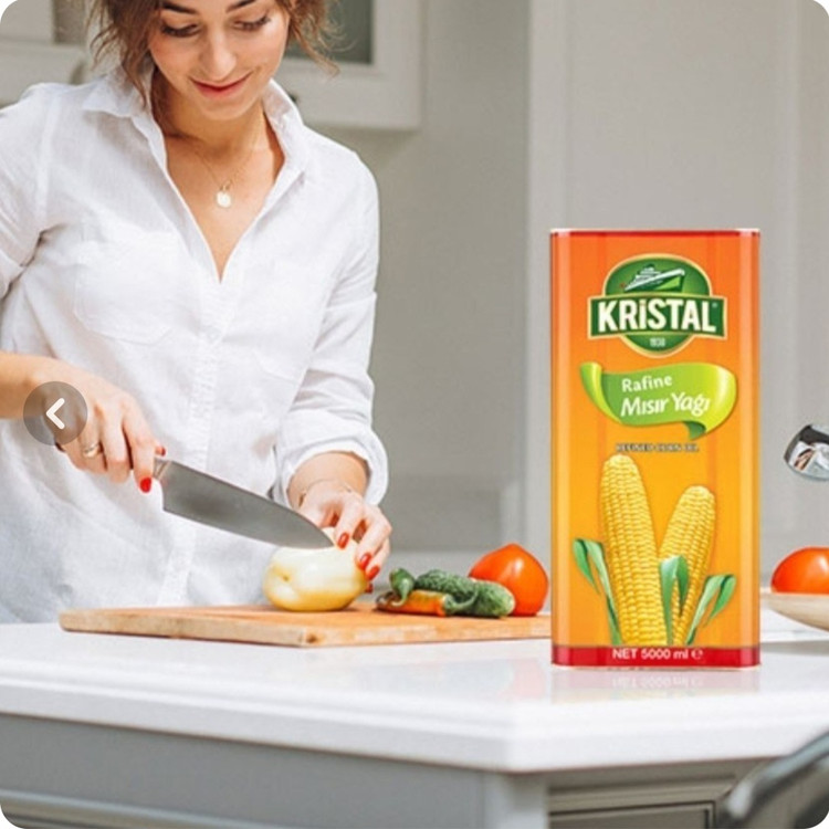 روغن ذرت کریستال اصل ترکیه ای (حلب ۵ لیتری اورجینال)