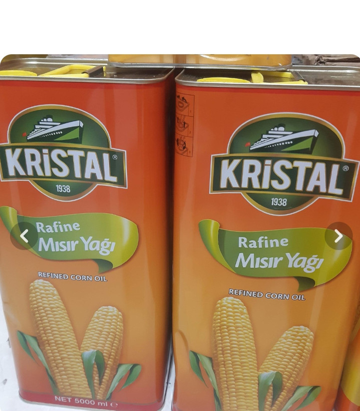 روغن ذرت کریستال اصل ترکیه ای (حلب ۵ لیتری اورجینال)