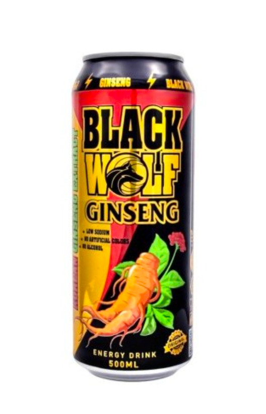 نوشیدنی انرژی زا بلک ولف Black Wolf حاوی جینسنگ ۵۰۰ میلی لیتری وارداتی ترکیه