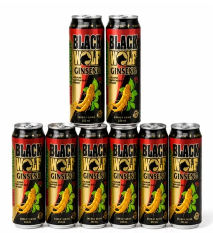 نوشیدنی انرژی زا بلک ولف Black Wolf حاوی جینسنگ ۵۰۰ میلی لیتری وارداتی ترکیه