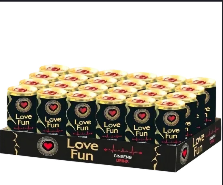 نوشیدنی انرژی زا جینسینگ لاو فان Love Fun ( آقایان / بانوان ) ، قوطی ۱۵۰ میلی لیتری