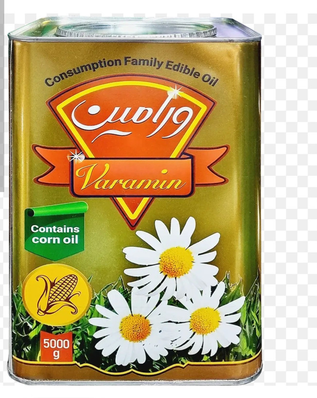 روغن نباتی نیمه جامد ورامین ، حاوی روغن ذرت ، حلب ۵ کیلویی مصرف خانوار