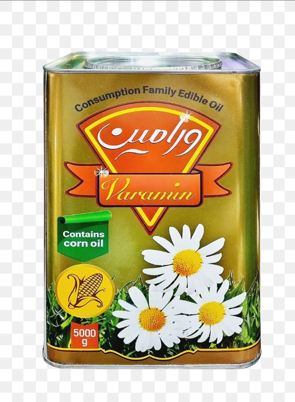 روغن نباتی نیمه جامد ورامین ، حاوی روغن ذرت ، حلب ۵ کیلویی مصرف خانوار